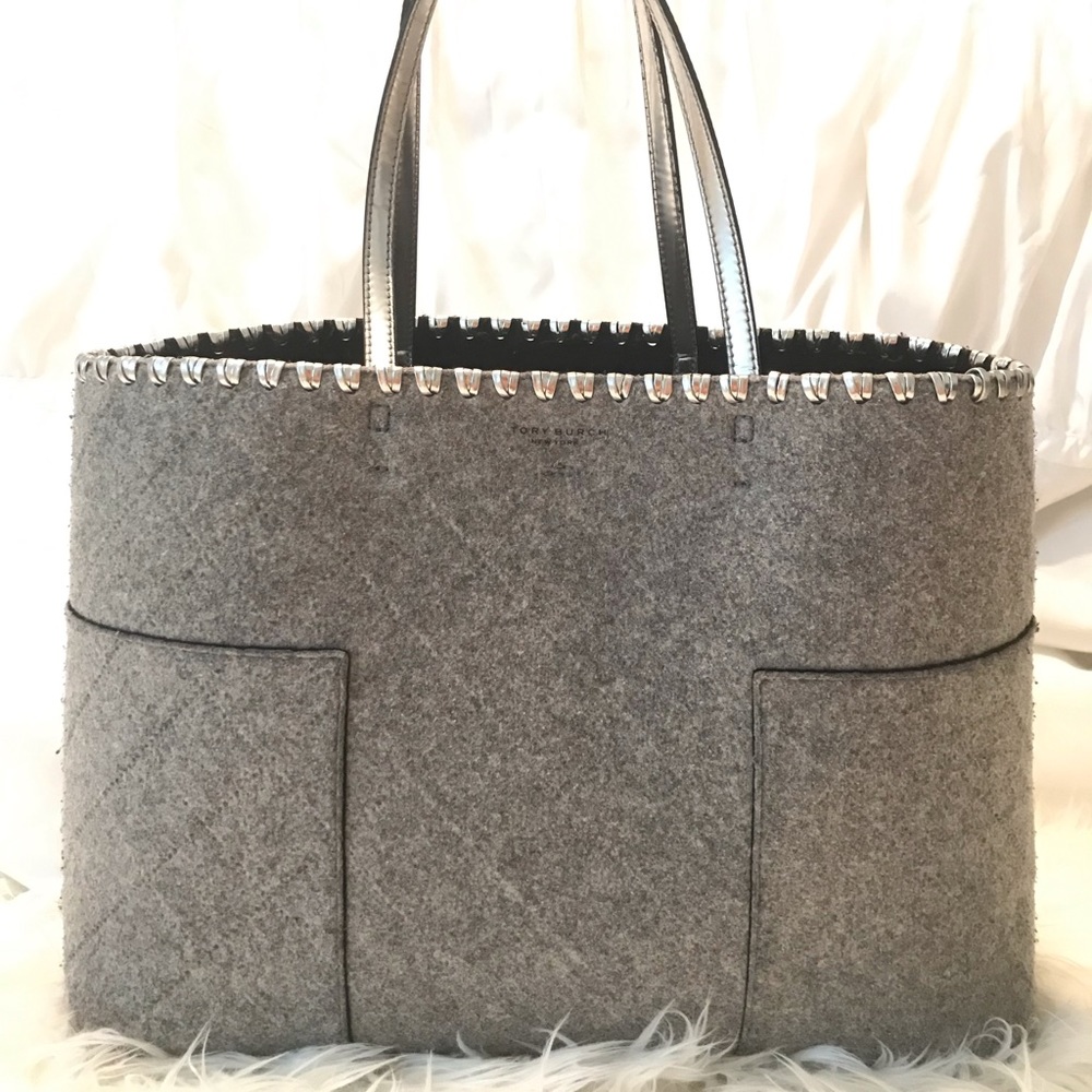 Tory Burch Block Tee Felt tote